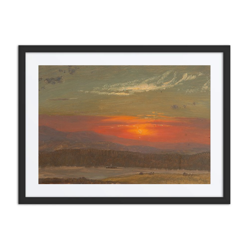 Sunset over the Catskills