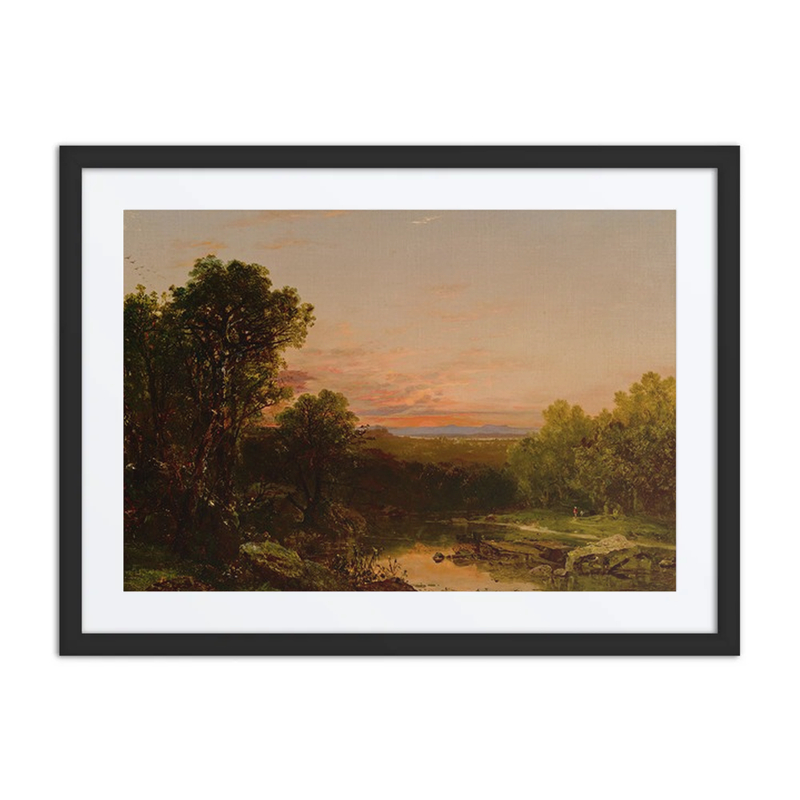 Sunset over the Catskills