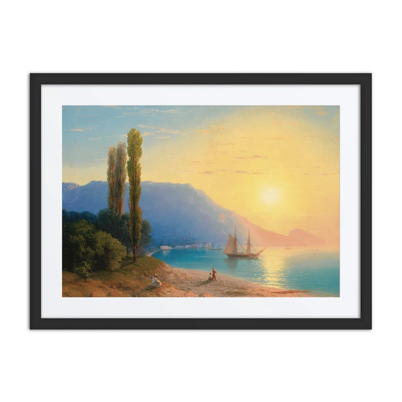Sunset over Yalta