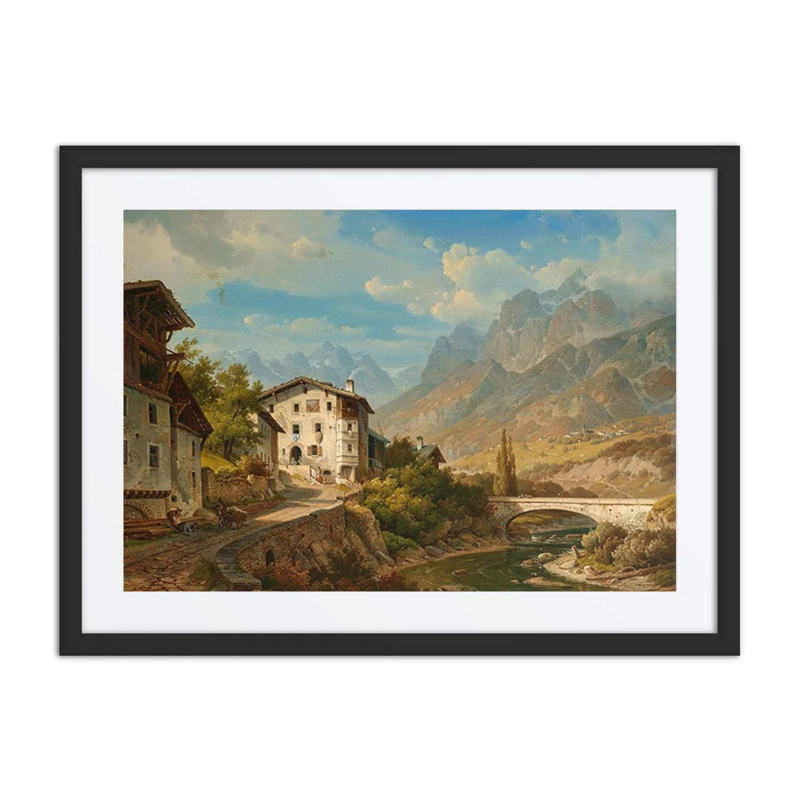 Swiss Mountain Landscape