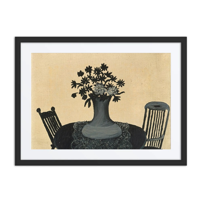 Table and Two Chairs