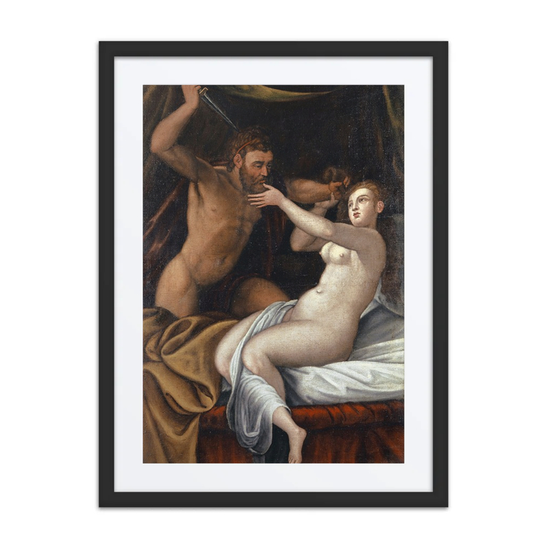 Tarquinius Threatening Lucretia