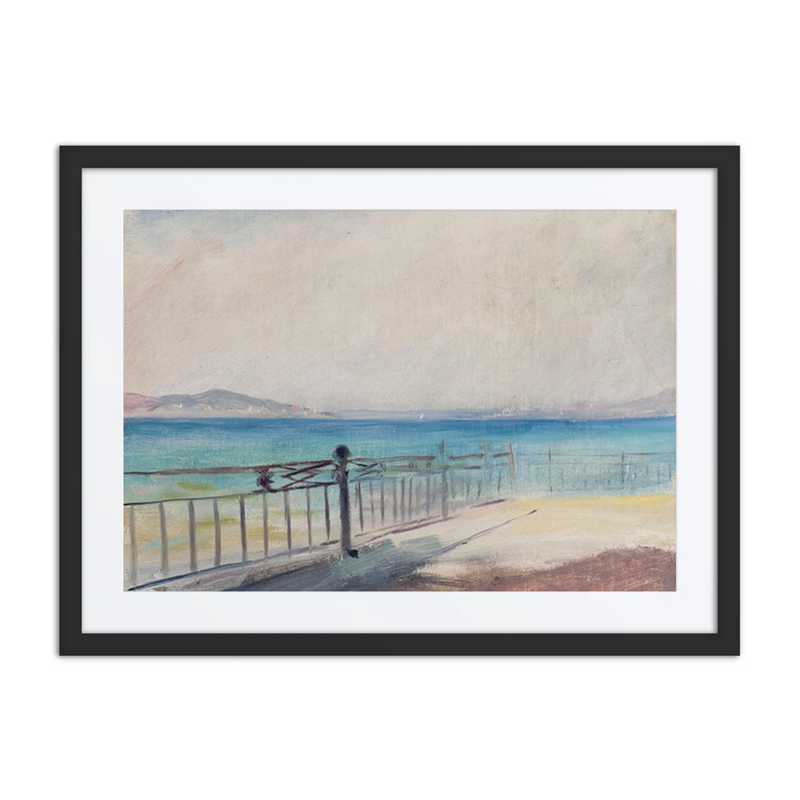 Terrace on the Seaside. from the Journey to Constantinople