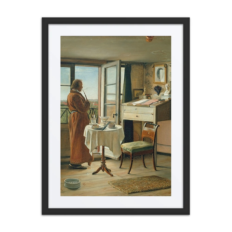 The Actor Kristian Mantzius in His Study