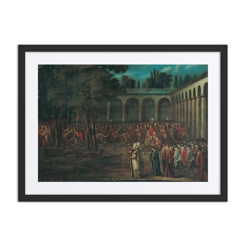 The Ambassadorial Delegation Passing Through the Second Courtyard of the Topkapi Palace