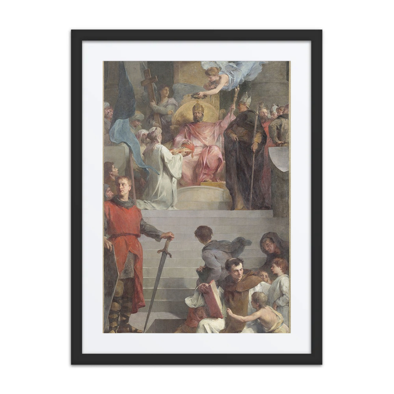 The Ambassadors of Haroun Al-Rashid Offer the Keys of the Holy Sepulchre to Charlemagne