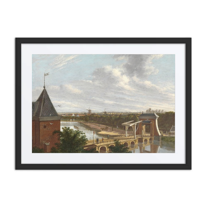 The Amsterdam Outer Canal Near the Leidsepoort