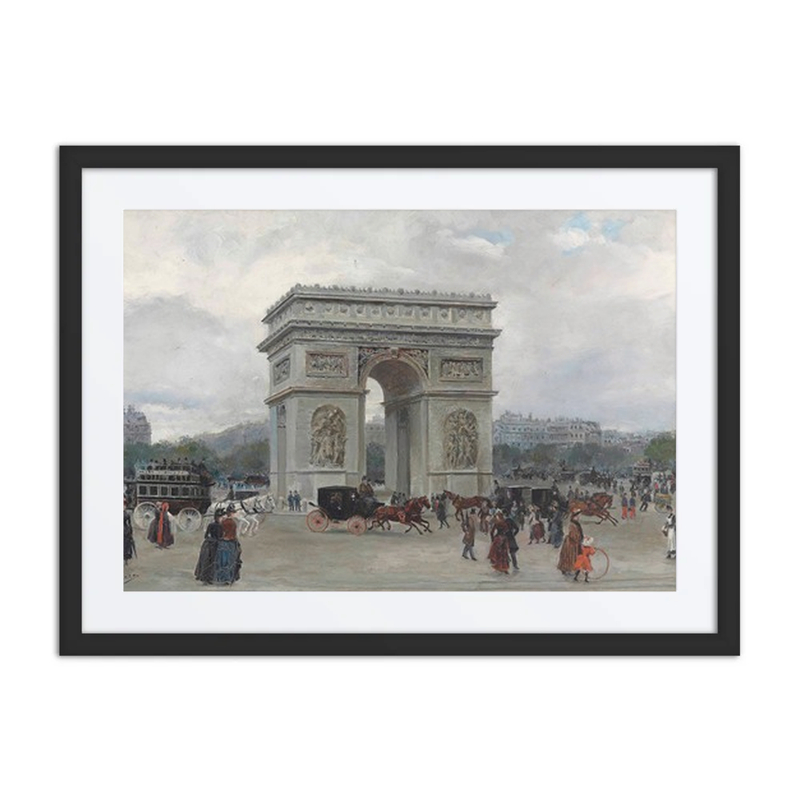 The Arc de Triomphe, Paris
