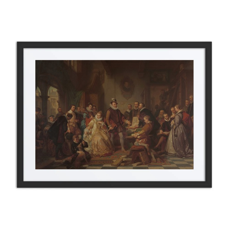 The Archdukes Albert and Isabella Visit the Plantin Printing House