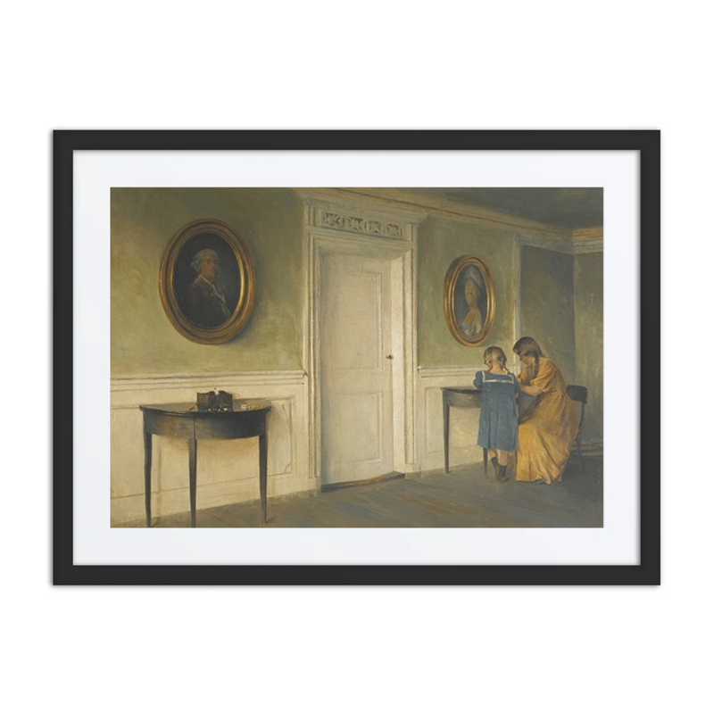 The artist's Daughters in an Interior