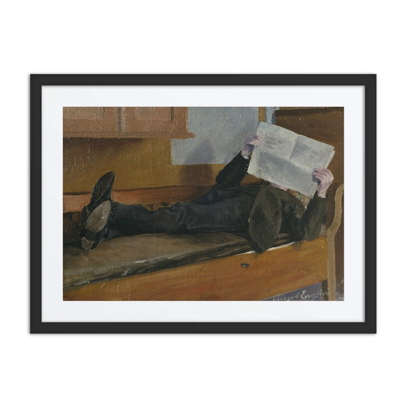 The Artist’s Father, Reading a Newspaper
