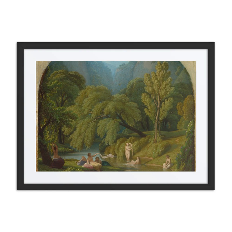 The Bathers, Souvenir of the Banks of the Anio River at Tivoli