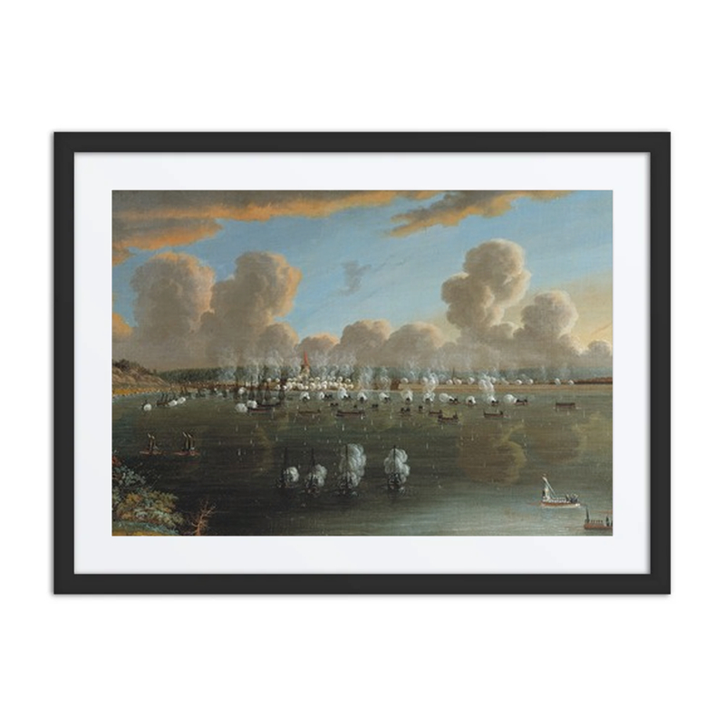 The Battle of Fredrikshamn on May 15, 1790