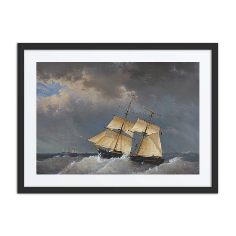 The Brig ‘Courier’ on the High Seas