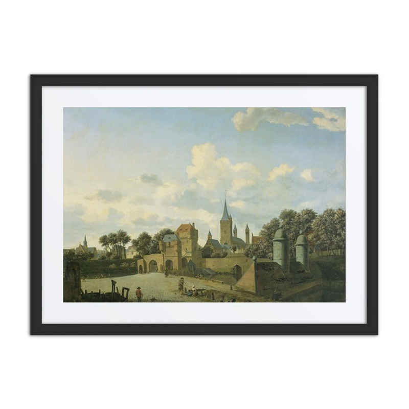 The Church of St. Severin in Cologne in an Imaginary Setting