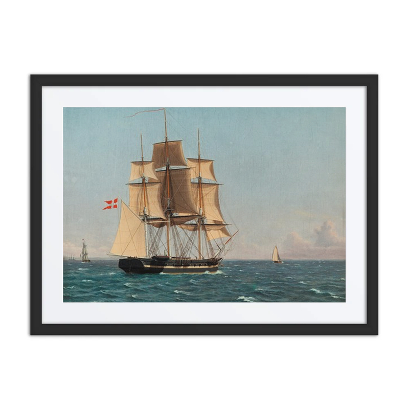 The Corvette Najaden Under Sail