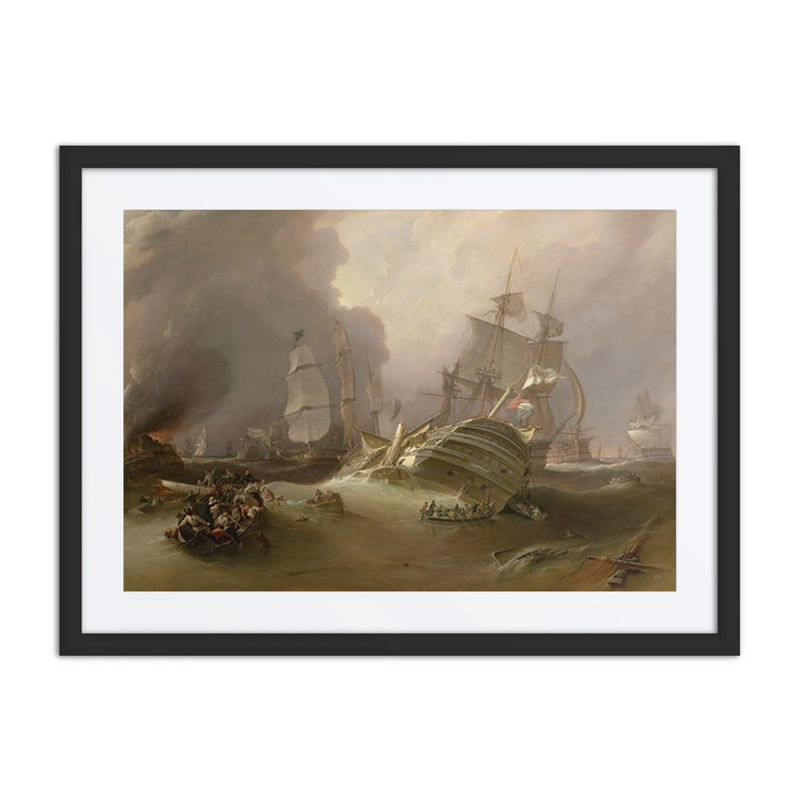 The Day After the Battle of Trafalgar, Securing the Prize