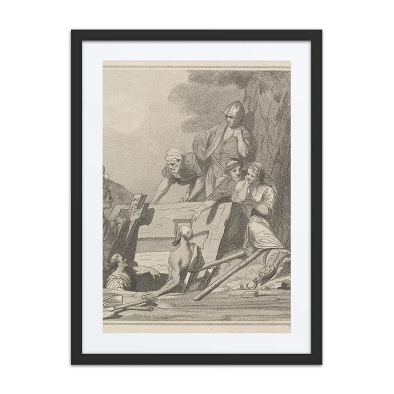 The Discovery of Prince Arthur’s Tomb by the Inscription on the Leaden Cross