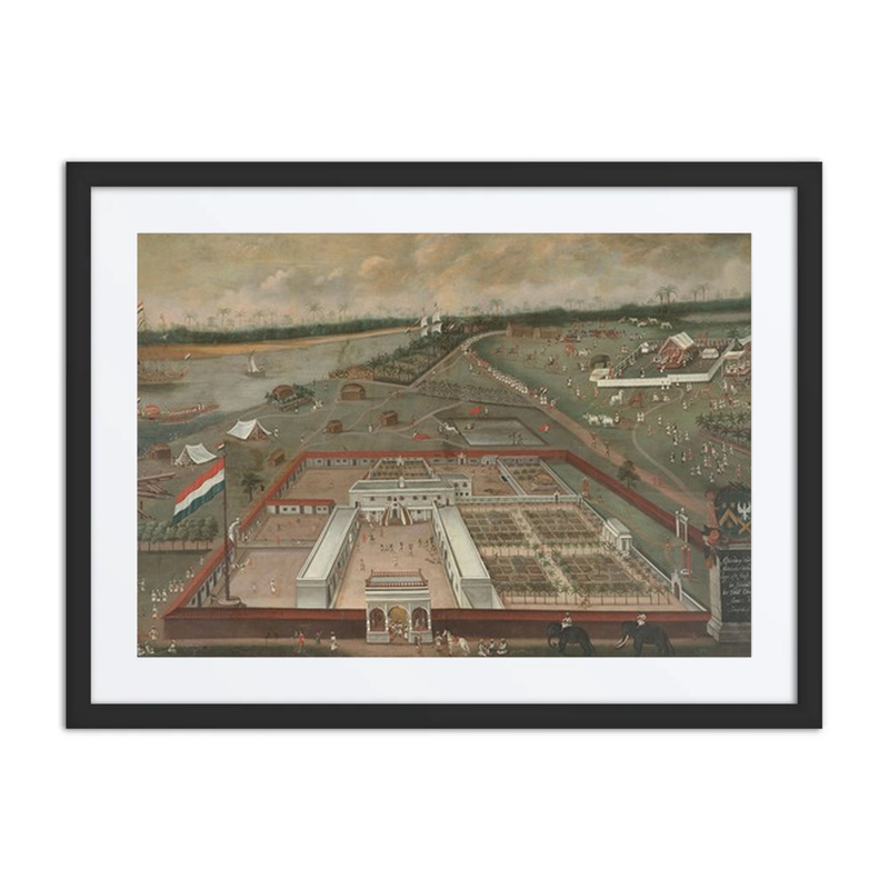 The Dutch East India Company Trading Post in Hooghly, Bengal