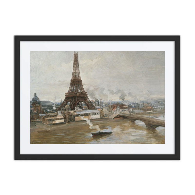 The Eiffel Tower and the Champ-De-Mars, January 1889
