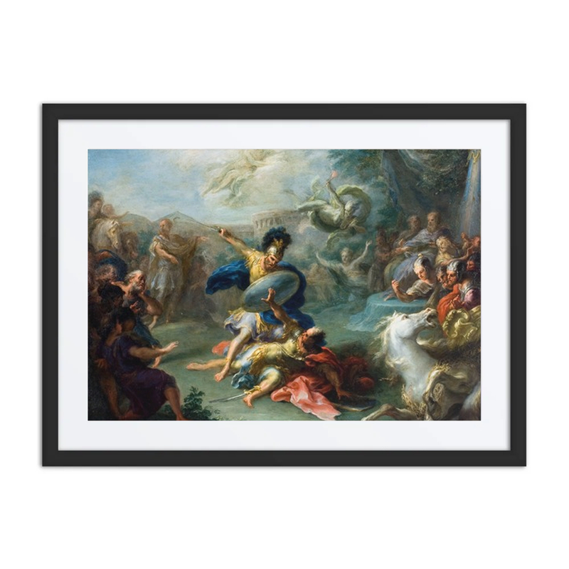 The Fight Between Aeneas and King Turnus