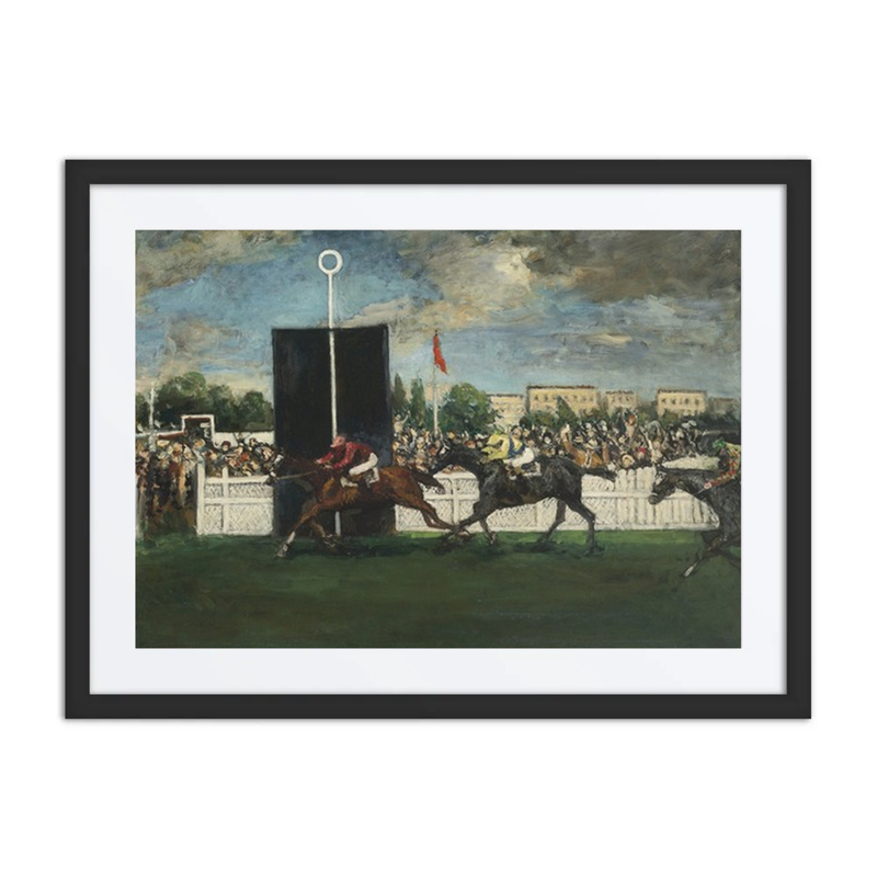 The Finish at an English Country Racecourse