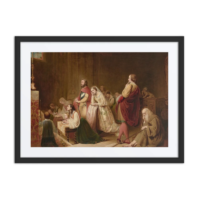 The First Meeting of Petrarch and Laura