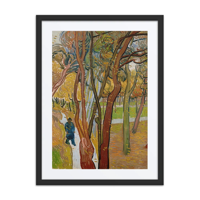 The Garden of Saint-Paul Hospital in Autumn