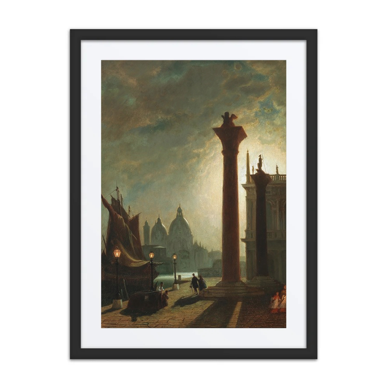 The Granite Columns on the Piazzetta in Venice