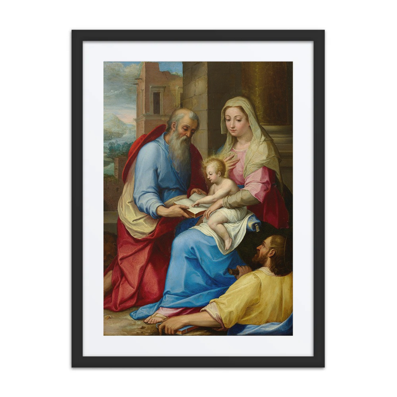 The Holy Family with Saint Jerome
