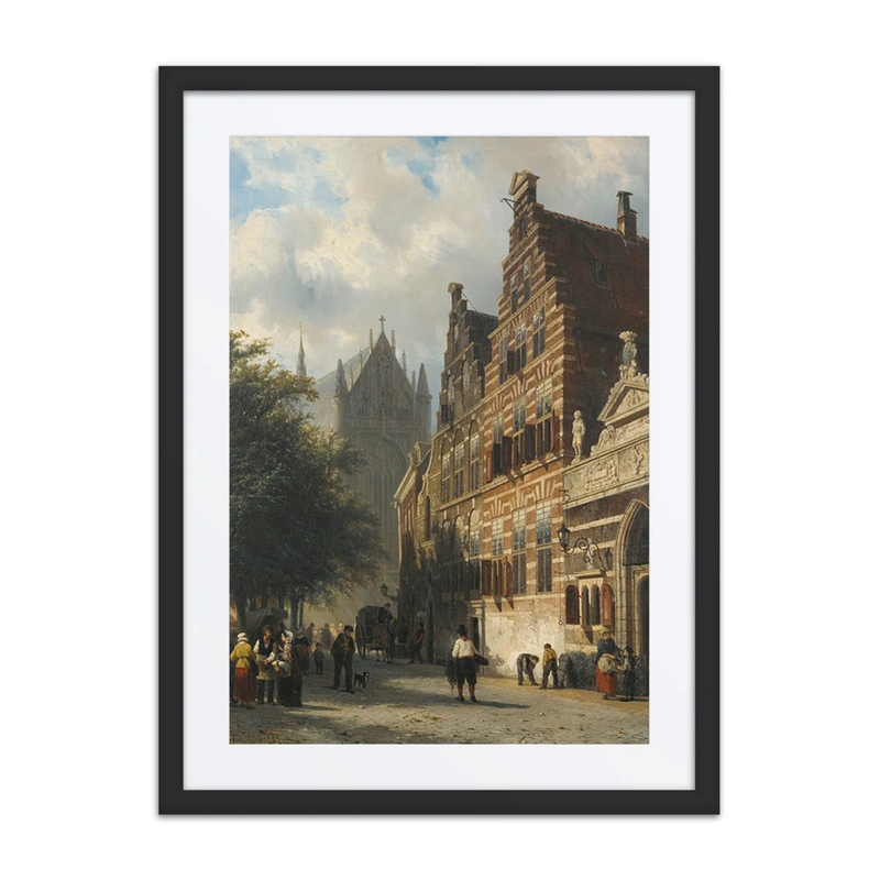 The Kerkgracht in Leiden