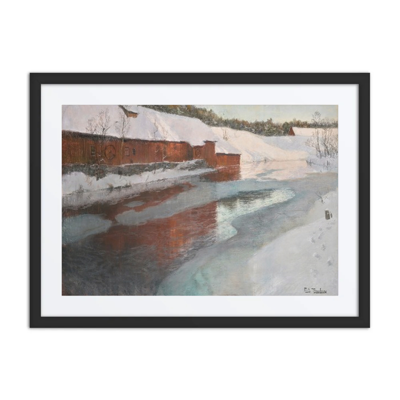 The Lysaker River in Winter