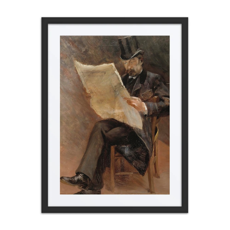 The Newspaper Reader (Björn Wasastjerna)