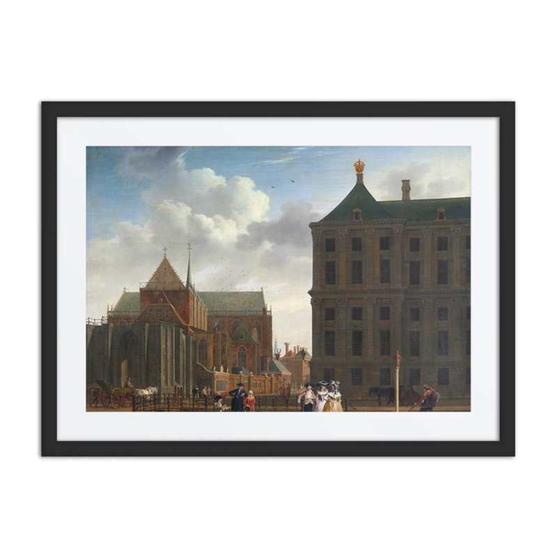 The Nieuwe Kerk and Town Hall on the Dam in Amsterdam