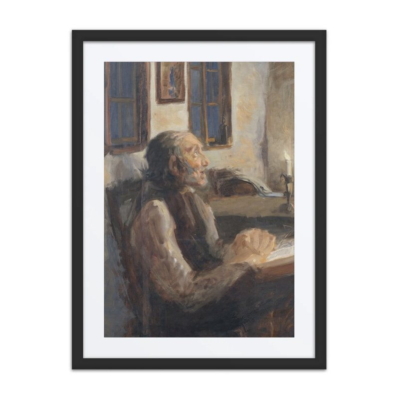 The Old Man by Candlelight