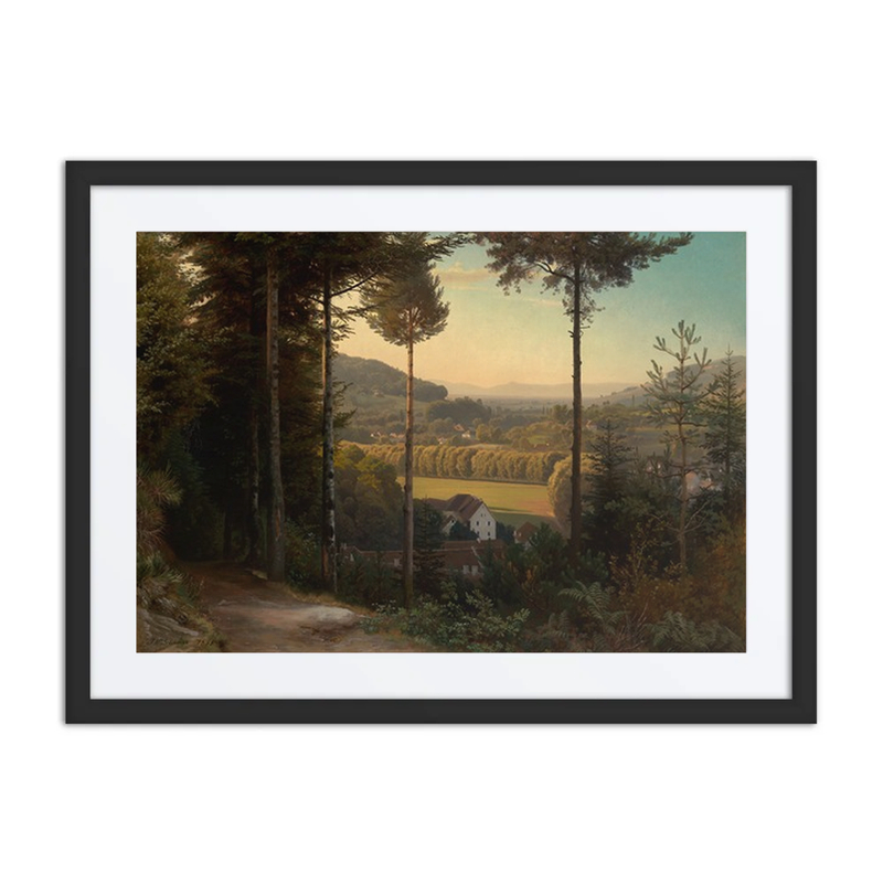 The Oostal with a View of the Rhine Plain and the Vosges, Evening
