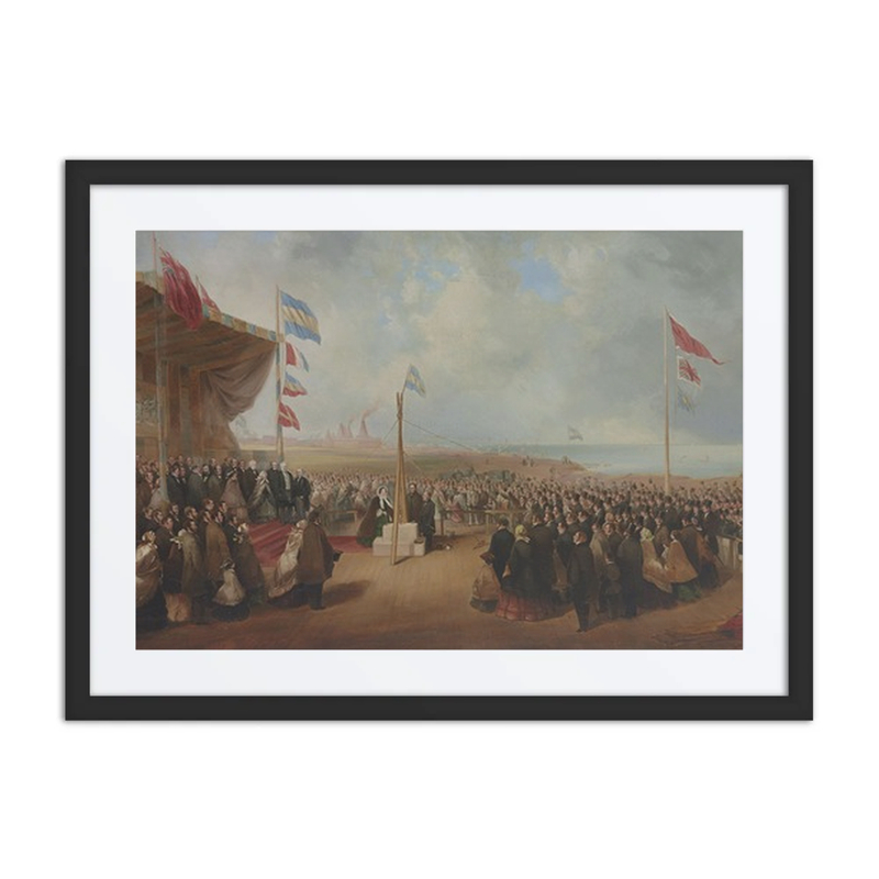 The Opening of the Blast Furnaces at Seaham