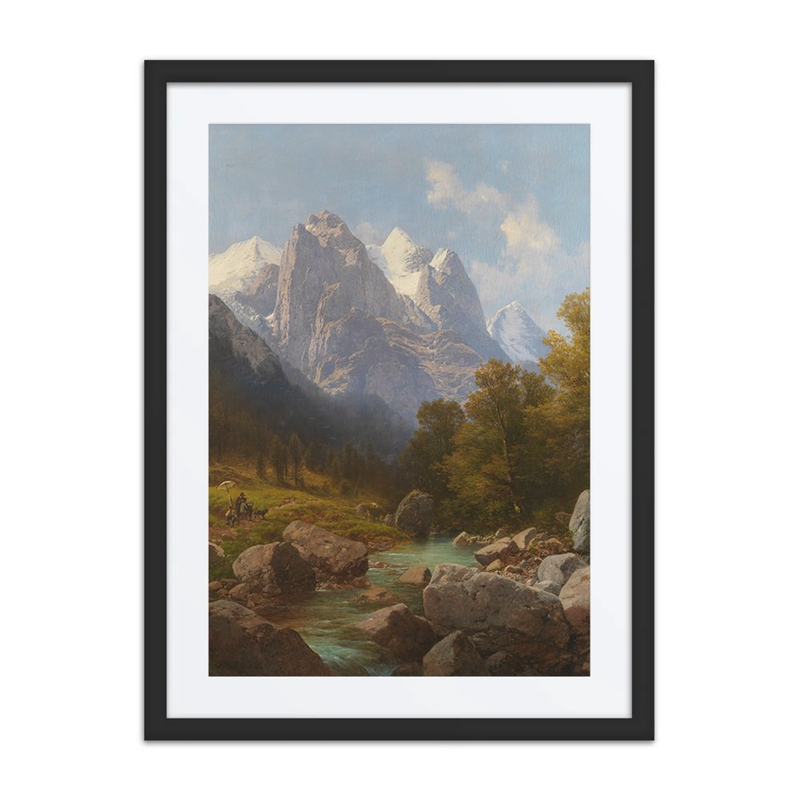 The Painter in the Mountains