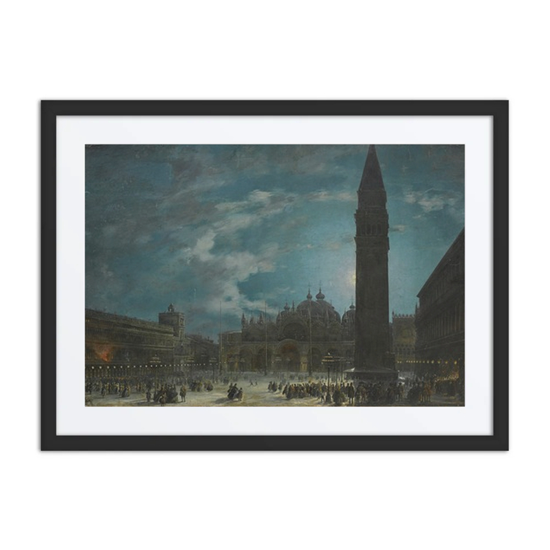 The Piazza San Marco, Venice, Carnival Night