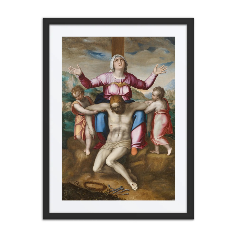 The Pietà with Two Angels