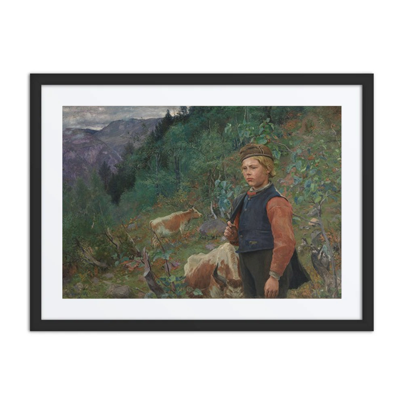 The Poet Vinje as a Shepherd Boy