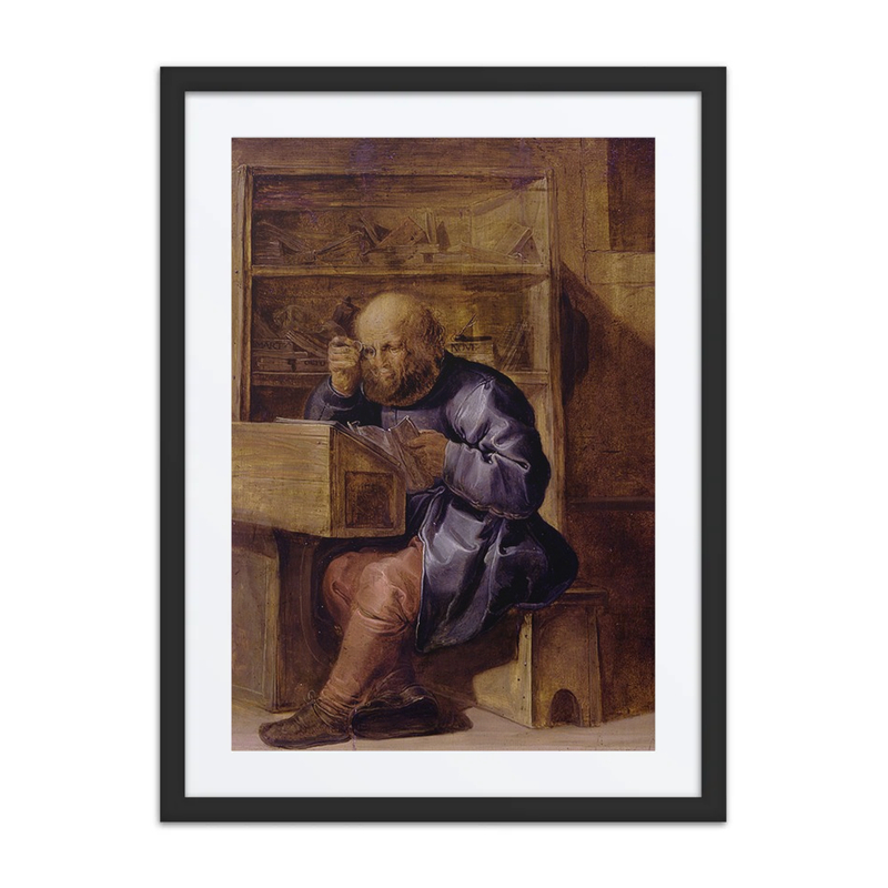 The Proofreader Cornelis Kiel at Work