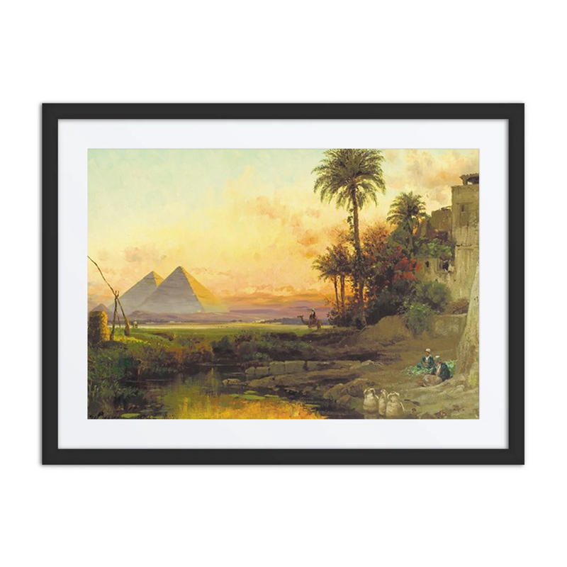 The Pyramids at Dusk