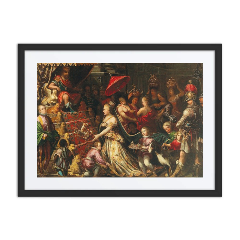 The Queen of Sheba Before Solomon