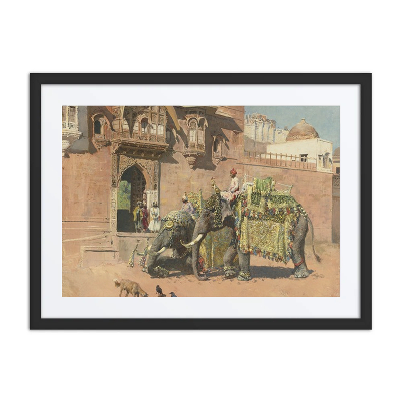 The Rajah of jodhpur’s Elephants