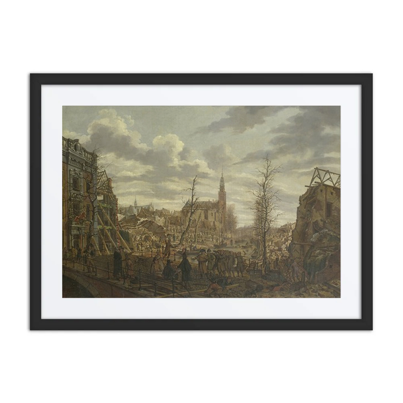 The Rapenburg, Leiden, Three Days After the Explosion of a Powder Ship on 12 January 1807