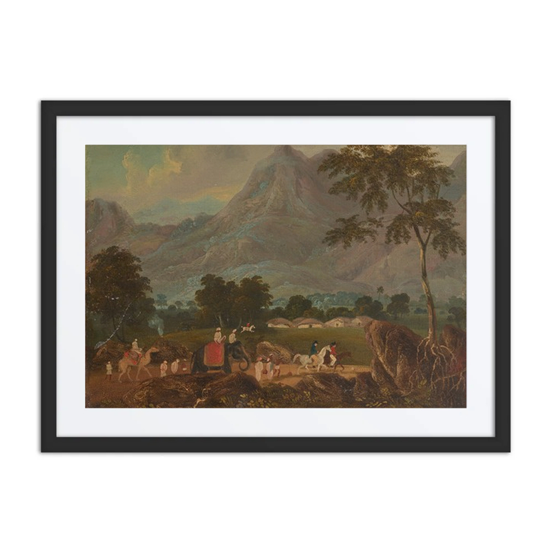 The Road from Calcutta to Patna with an Elephant and a Camel