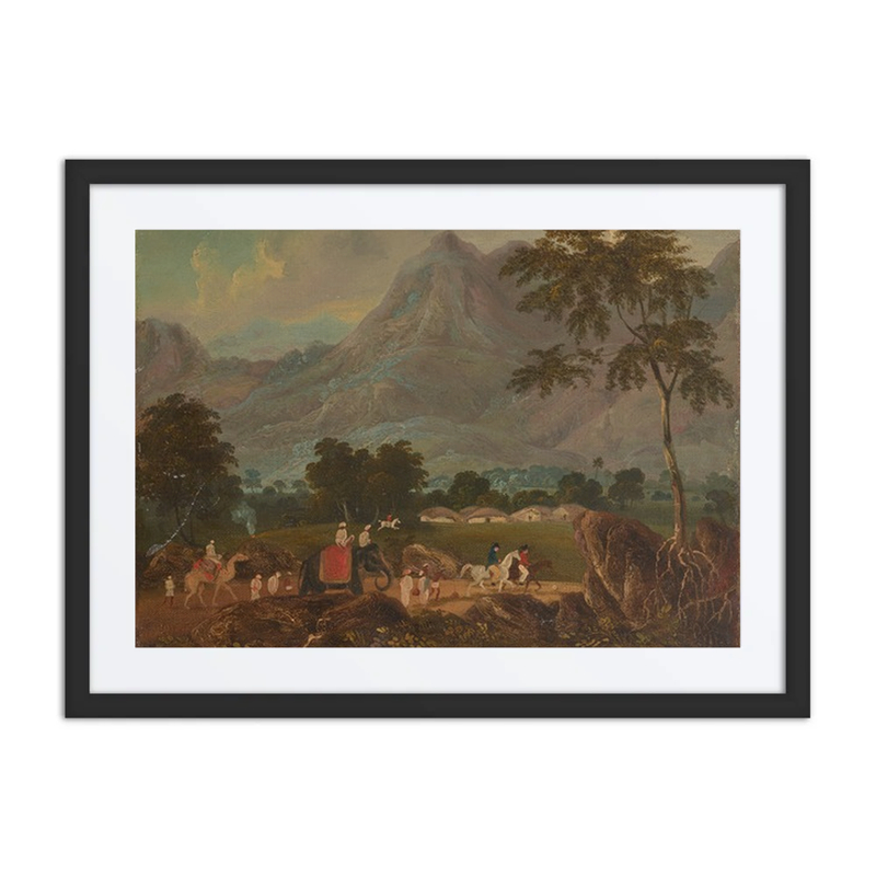 The Road from Calcutta to Patna with an Elephant and a Camel