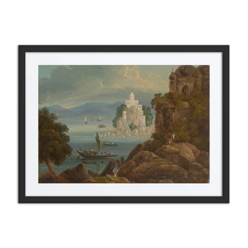 The Rock at Jahangira on the Ganges