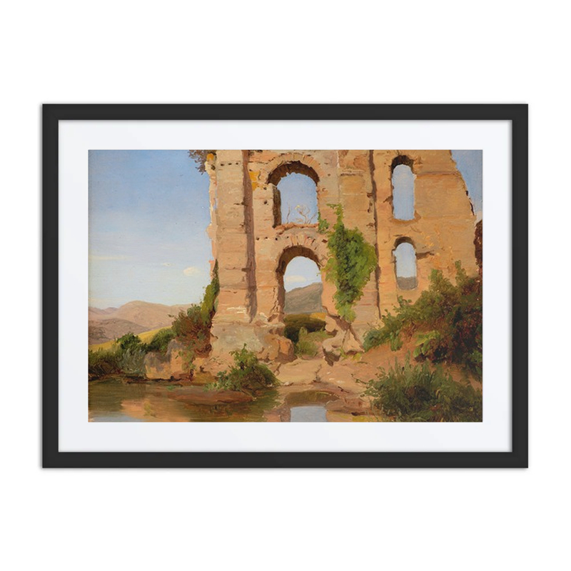 The Ruins of the Aqueduct Aniene Nuovo Near Tivoli